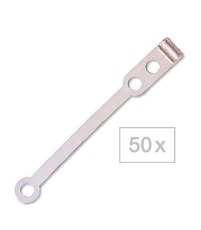 Elastiques plats par 50 pour bigoudis