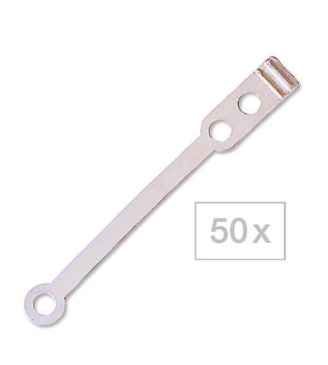 Elastiques plats par 50 pour bigoudis