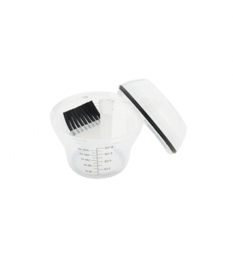 Set bol doseur pinceau shaker blanc