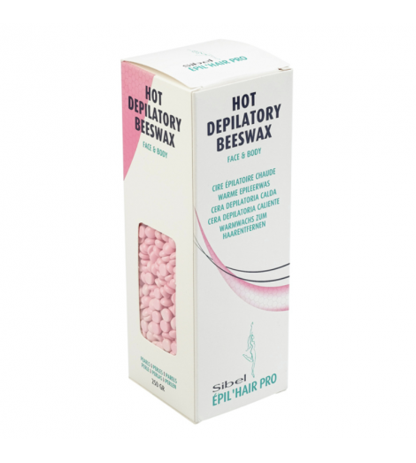 Cire d'abeille perles rose Sibel 250 g