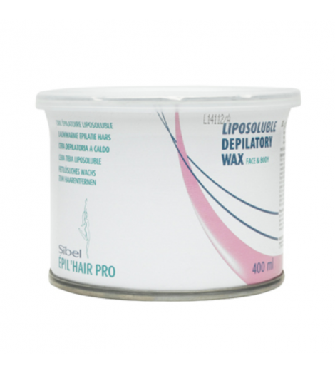 Cire épilatoire liposoluble visage et corp 400ml rose Sibel