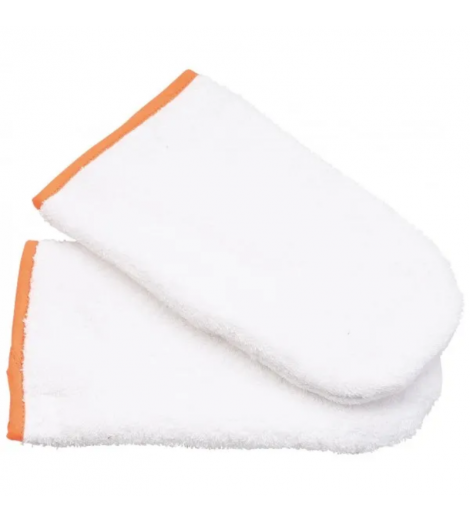 Paire de gants en tissu éponge / paraffine