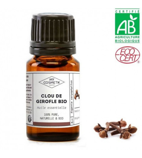 Huile essentielle de Clou de girofle bio 10ml MY COSMETIK