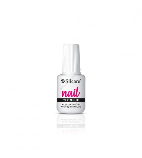 Colle avec pinceau pour capsules à ongles Silcare