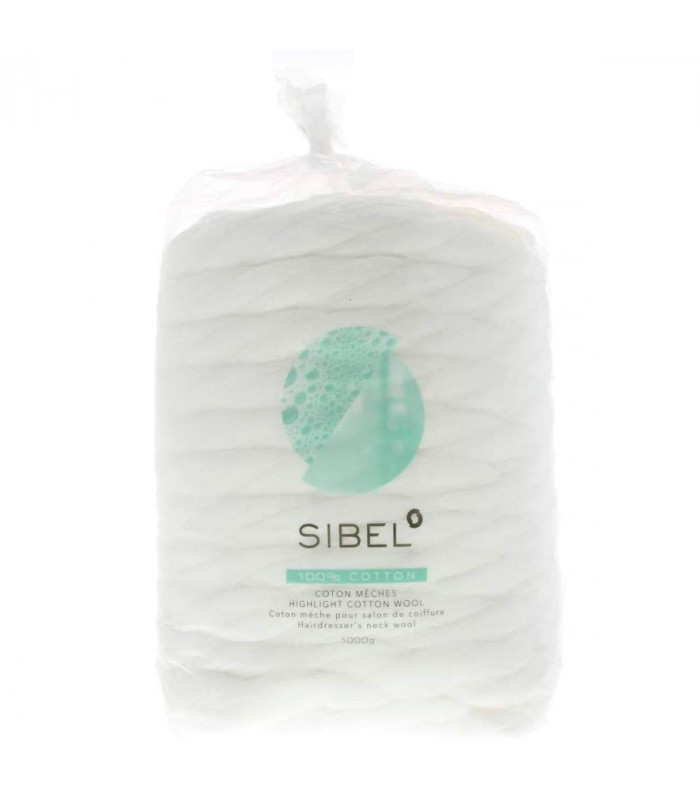 Coton mèches pour coiffeur 1 kg Sibel