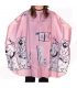 Cape velcro enfants rose