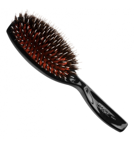 Brosse nylon blanc / sanglier pneumatique grande