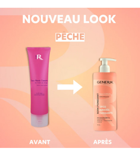 Soin Fondant cheveux secs et abimés cassants sans rinçage 150ml Generik