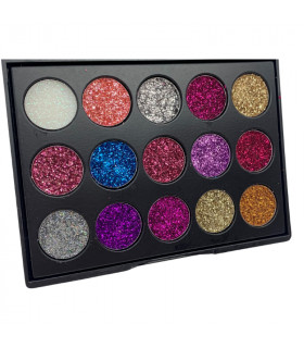 Palette 1 : paillettes fines et intenses