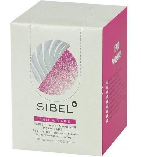 Papier pointes par 1000 End Wraps Sibel 80 * 55 mm