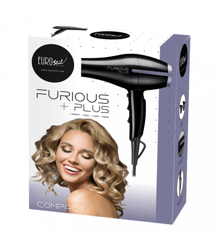 Sèche cheveux furious compact plus - EUROSTIL