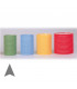 Bigoudis Velcro Verts 3pcs diamètre 40mm