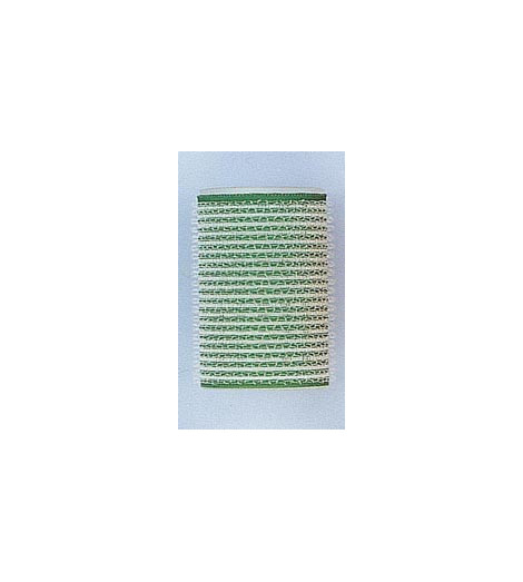 Bigoudis Velcro Verts 3pcs diamètre 40mm
