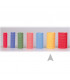 Bigoudis Velcro Jaune 6pcs diamètre 32mm