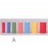 Bigoudis Velcro Vert 6pcs diamètre 21mm