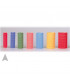 Bigoudis Velcro Rouge 6pcs diamètre 13mm